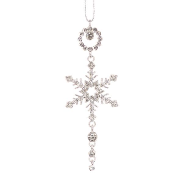 Gem Snowflake Hanger - 10cm